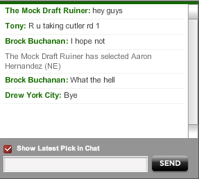 Illustration for article titled Guy Intentionally Screws Up Mock Drafts To Capture Reactions